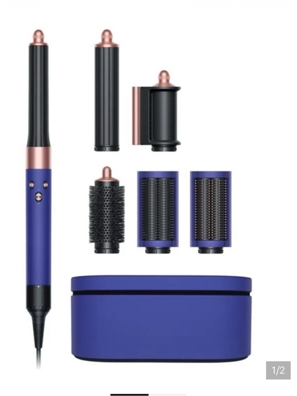 DYSON AIRWRAP Long - PARTS ONLY/WAND NOT WORKING -Prussian Blue/Gold